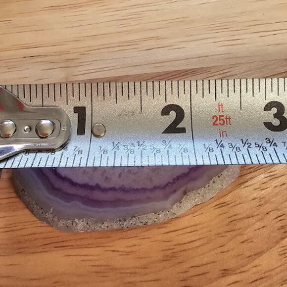 9 Geode Slice Bundle - Blue, Purple, Green - Size variety Small to Large - Picture 6 of 9